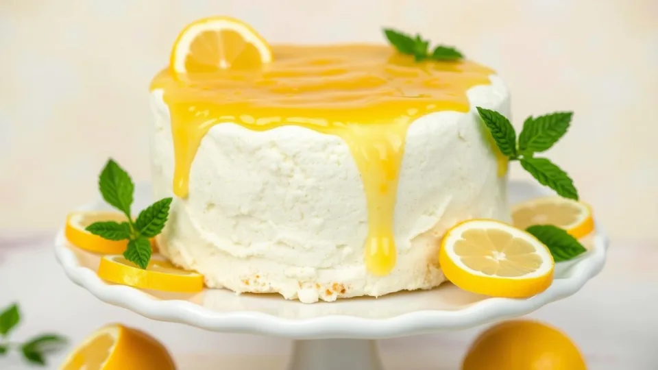 angel food cake lemon pie filling