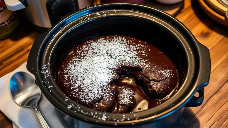 crockpot lava cake