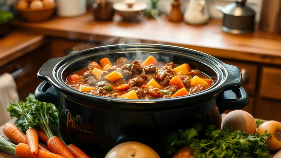 crockpot meals with hamburger meat