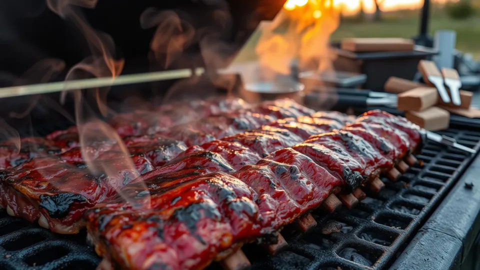 grilled beef ribs