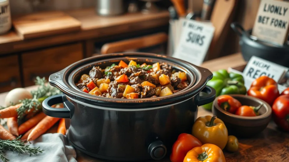 hamburger beef crockpot recipes